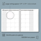 POPRUN 2026 Planner with Hourly Schedule, Vertical Layout - Image 4