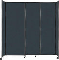 Versare Straightwall Sliding Portable Wall Partition | Freestanding Office by VERSARE