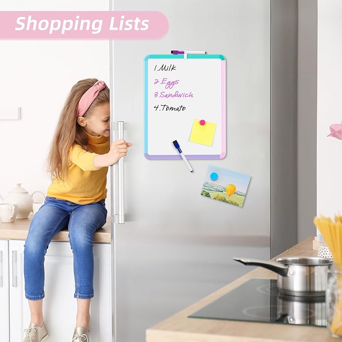 VUSIGN Small White Board Dry Erase, Mini Whiteboard - Image 2