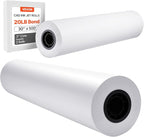 VEVOR Wide Format Paper, 30 in x 500 ft Plotter Roll, 2 Rolls CAD Bond Rolls by VEVOR
