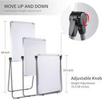 Dry Erase Board with Stand, Double Sided Magnetic Whiteboard, 24 x 36 Portable - Image 3