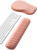 Meatanty Keyboard and Mouse Wrist Rest Set, Ergonomic Wrist Pad Support by Meatanty