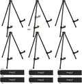 Magicfly 6 Pack Tabletop Easel, Adjustable & Portable Tripod Easel by Magicfly