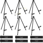 Magicfly 6 Pack Tabletop Easel, Adjustable & Portable Tripod Easel by Magicfly
