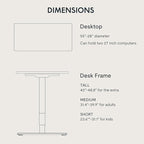 FLEXISPOT E6 3-Stage Dual Motor Electric Standing Desk 55 x 28 Sit Stand Up Desk - Image 6