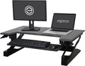Ergotron – WorkFit-T Standing Desk Converter, Dual Monitor Sit Stand Desk Riser