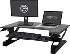 Ergotron – WorkFit-T Standing Desk Converter, Dual Monitor Sit Stand Desk Riser