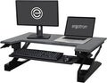 Ergotron – WorkFit-T Standing Desk Converter, Dual Monitor Sit Stand Desk Riser by Ergotron