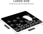 Auhoahsil Mouse Pad, 12 x 10 in Flower Theme Computer Mouse Pad - Image 3