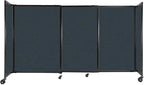 Versare Straightwall Sliding Portable Wall Partition | Freestanding Office by VERSARE