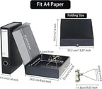 URbantin 6 Pack Foldable Plastic Box Files A4 - Image 5