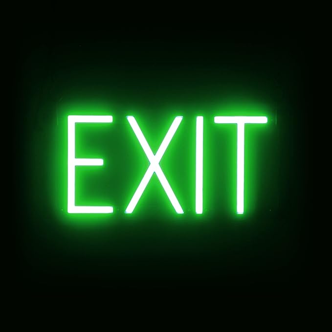SpellBrite EXIT Sign | Directional Sign by SpellBrite
