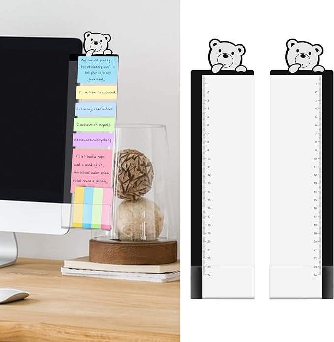 Office Desk Accessories 2pcs Multifunction Computer Monitor Memo Board - Image 5