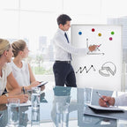 Max-officoo 40" x 28" Mobile Dry Erase Whiteboard Double-Sided White Boards on - Image 7