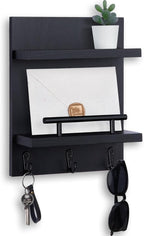 Lucundm Key Holder Wall Mount, Mail Shelf Decor by Lucundm