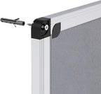 VIZ-PRO Notice Board Felt Gray, 48 X 36 Inches - Image 3