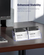 Uniclife 2 Pack Acrylic Business Card Holder - Image 4