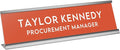 Custom Engraved Desk Plate | Personalized by 904Custom
