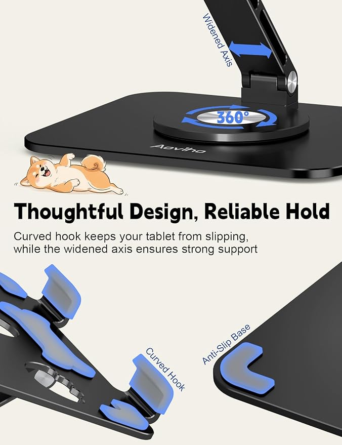 Aoviho Adjustable Tablet Stand for iPad - Image 4