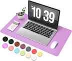 Desk Pad Protector, Leather & Suede Desk Mat, Non-Slip Desk Pad Mat, Large by BLESWIN
