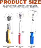 PUWANY 3pcs Upholstery Staple Remover Tool Includes Nail Puller Staples Puller - Image 2