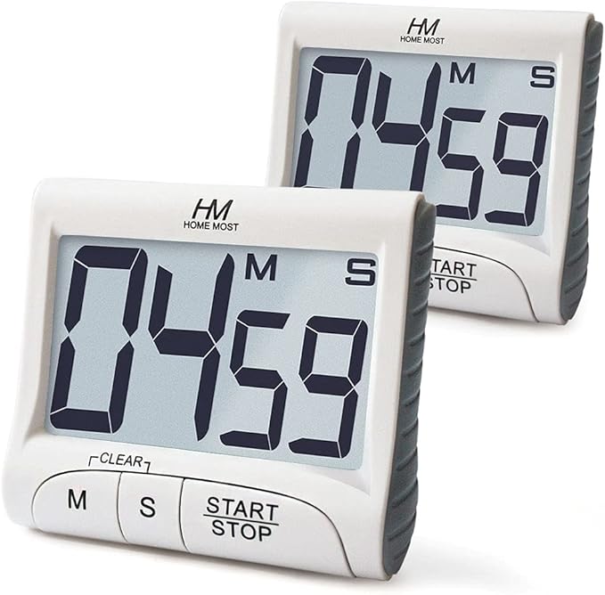 HOME MOST 2-Pack Large Display Kitchen Timer by HomeMost