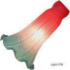 Bieye LS70 Lily Flower Blown Glass Lampshade - Image 2