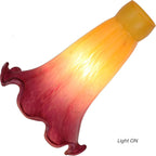 Bieye LS13S Lily Flower Blown Glass Lampshade - Image 2
