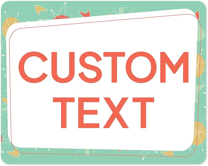 Custom Sign, Custom Street Sign, 11 Font Colors, 13 Font Styles, 4 Hole Options by MySignCenter