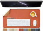 Cork Desk Mat - Dual-Sided Desk Pad by HOMIEAZICOZI