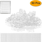 SOULWIT 50 Pcs Self Adhesive Cable Management Clips, Cable Organizers Sticky - Image 2
