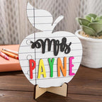 Custom Teacher Name Plate for Desk Classroom Wooden Personalized Office Name - Image 3