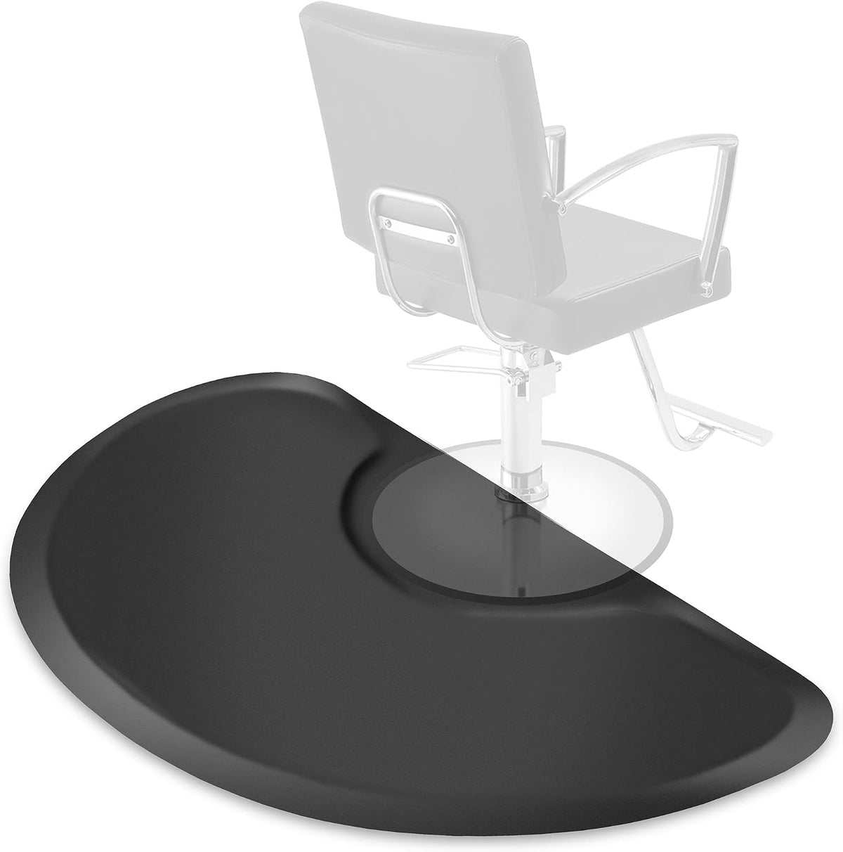 Saloniture 3 ft. x 4 ft. Salon & Barber Shop Chair Anti-Fatigue Mat - Bla...