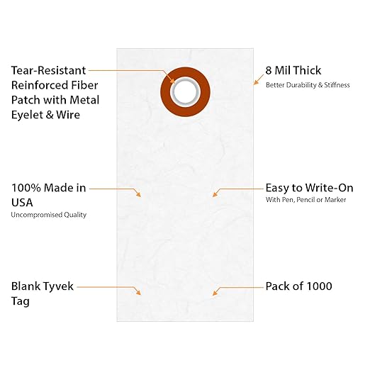SmartSign White Shipping Tags, Size #1 - Image 5