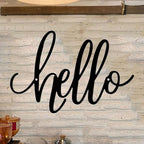 8x12 inch HELLO Sign metal home decoration wall decoration, corridor entrance - Image 4