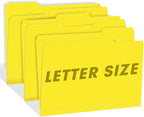 File Folder, RAZCC 150 Pack 1/3 Cut Tab File Folders Letter Size, Folders - Image 6