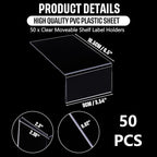 Containlol 50 Pcs Moveable Shelf Label Holders - Image 2