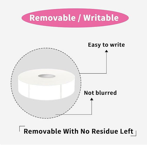 1000 Blank Removable Labels, Blank Removable Freezer Labels Water Oil Resistant - Image 2
