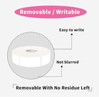 1000 Blank Removable Labels, Blank Removable Freezer Labels Water Oil Resistant - Image 2
