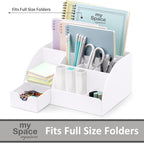 White Desktop Organizer - Image 3