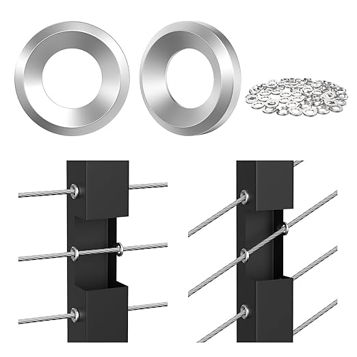 BLIKA 60Pack Cable Railing Adhesive Sleeves by BLIKA