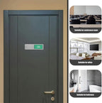 Mipcase 2pcs Office Door Status Signs Sliding Indicators - Image 7