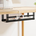 PAVSTINE Under Desk Cable Management Tray, 17 in Metal Cable Tray Basket by PAVSTINE