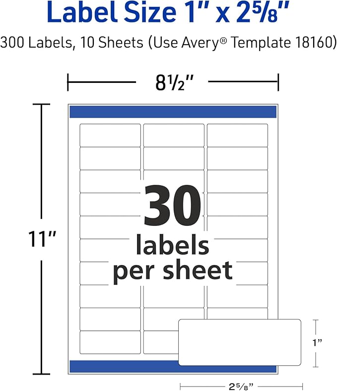 Avery Easy Peel Printable Address Labels - Image 7