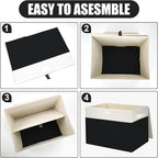 Large 17" 42 Quarts Collapsible Stackable Storage Bins - Image 3