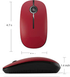 VssoPlor Wireless Mouse, 2.4G Slim Portable Computer Laptop Mouse - Image 5