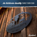RealSteel Personalized Metal Farmhouse Sign - Image 4
