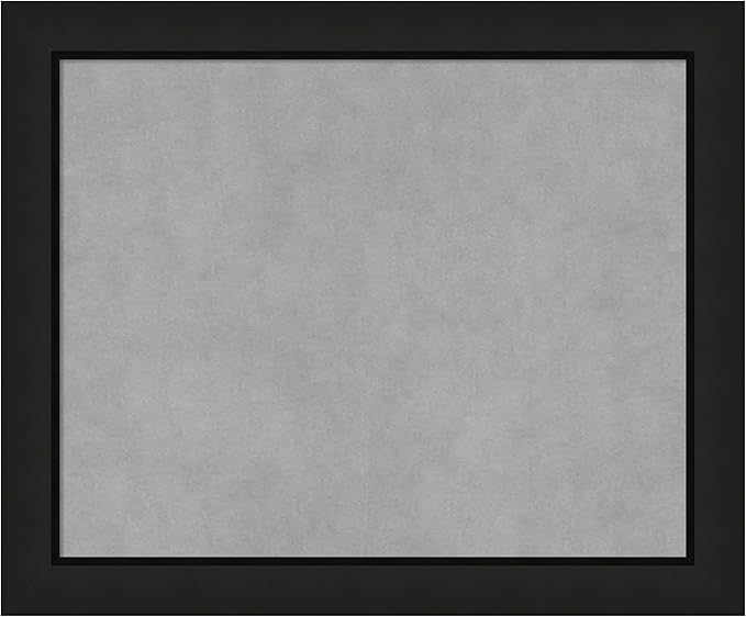 Amanti Art Black Framed Magnetic Board 19x23 Small Vision Board by AmantiArt