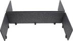 ReFocus Raw Clamp-On Acoustic Desk Divider Mounted Privacy Panel Set – Reduce by HAOREBAIYU