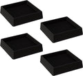 4X4 Rubber Caster Cups, Non Slip Furniture Pads, Anti-Slip Gripper, Anti Skid by VOCOMO